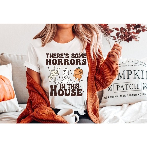 TeriH Other - There's Some Horrors In This House Shirt, Funny Halloween Shirt, Retro Shirt